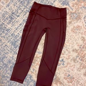 Lululemon All the Right Places Crop II 23" Cassis